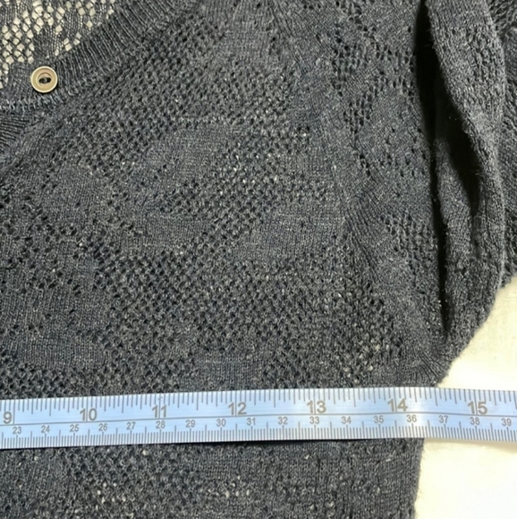 Aeropostale Open Knit Lace Sweater Small - Picture 7 of 10